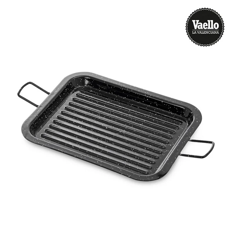 Grelha Retangular Esmaltada 31x25cm Vaello