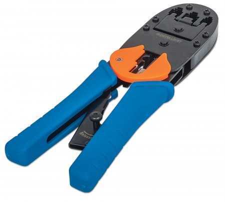 Intellinet Universal Modular Plug Crimping Tool  For Rj45  Rj12 And Rj11 Modular Plugs