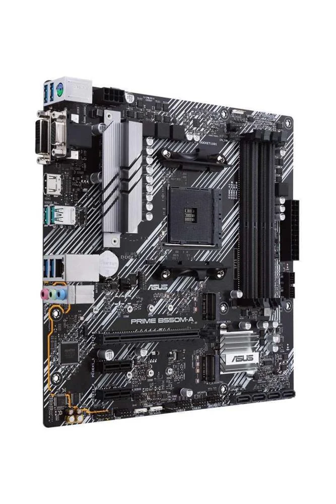 Motherboard Asus Prime B550m-A Csm, Amd Am4, 4xddr4, 2x M.2 Pcie4.0, Usb 3.2, Matx