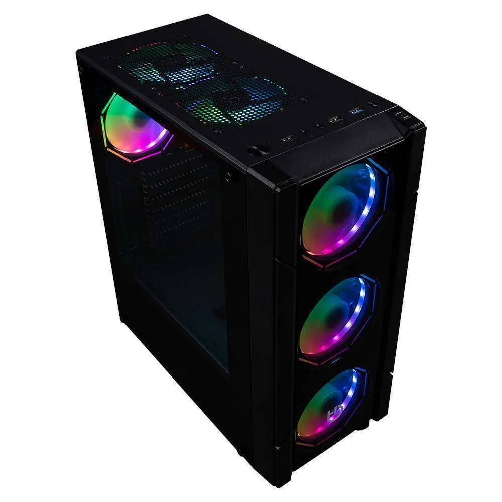 Caixa Semitorre Atx Hiditec Cha010028 Preto 