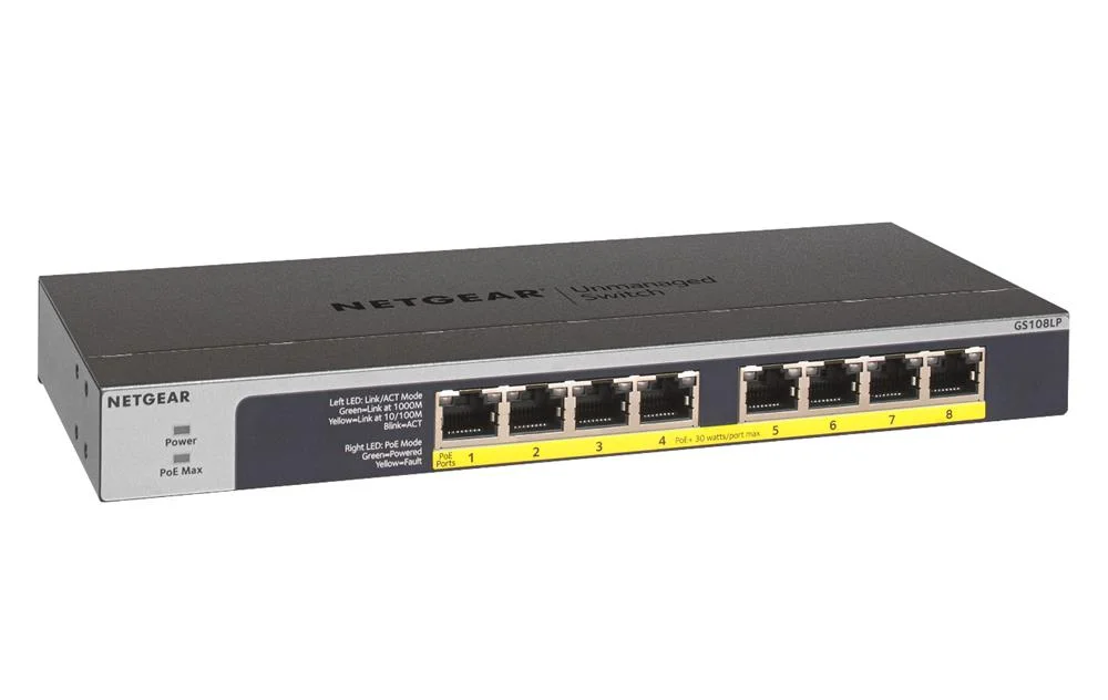8-Port Flex Unmanaged Switch   Cpnt