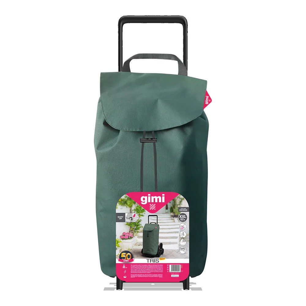 Carrinho da Compra Tris Verde Urban 52l 30 Kg Gimi 168423
