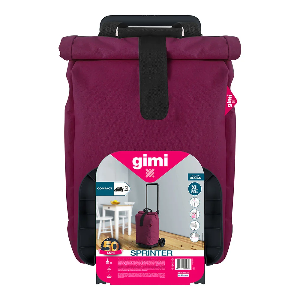 Carrinho da Compra Sprinter Violeta 50l 30kg Gimi 168405