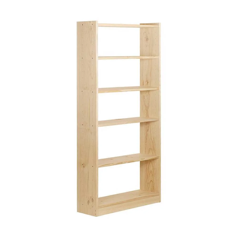 Livraria Gala 6 Prateleira de 80cm Pinho Maciço A.