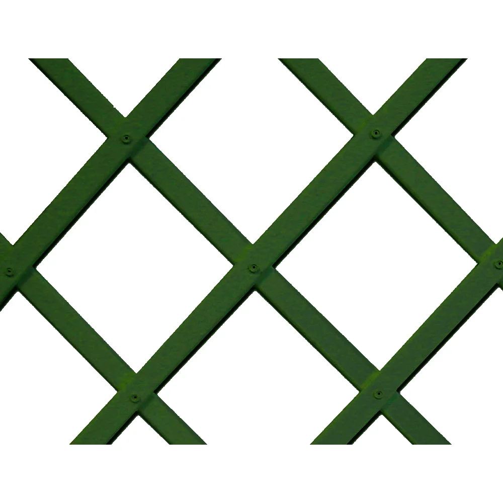 Treliça Plástica Trelliflex 0,5x1,5m Verde 22x6mm