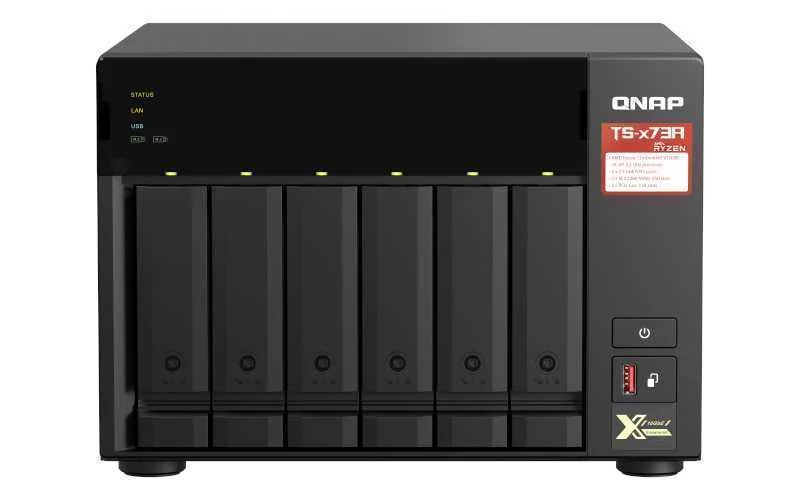 Nas Qnap Ts-673a-8g/ 6 Bah&iacute;as 3.5"- 2.5"/ 8gb Ddr.