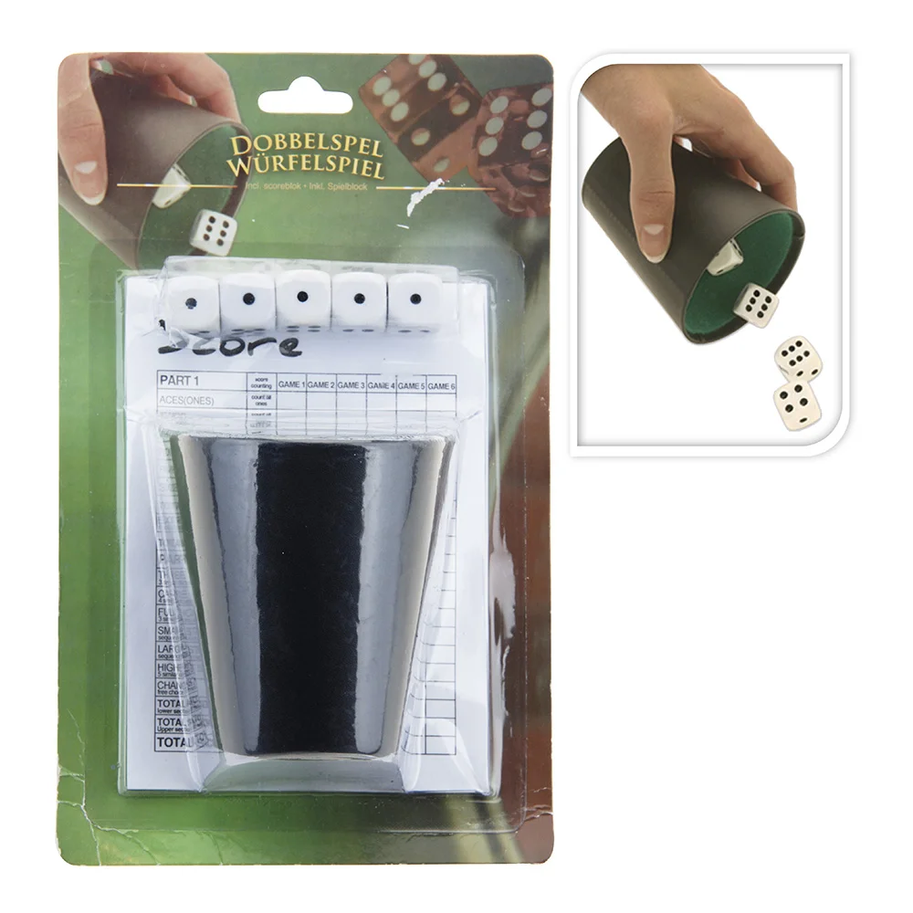 Vidro (Cubilete) para Jogo de Dados