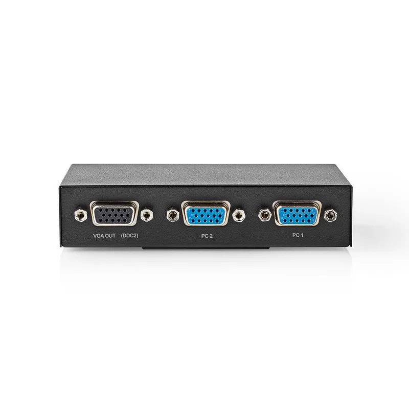 Switch de 2 Portas Vga Preto