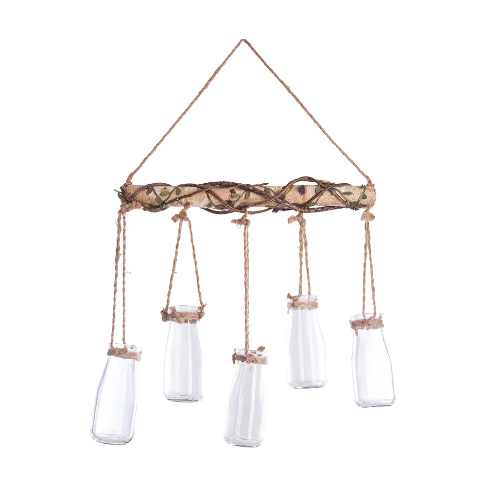 Conjunto De 5 Vasos Decorativos - 44,5x40.5x6cm