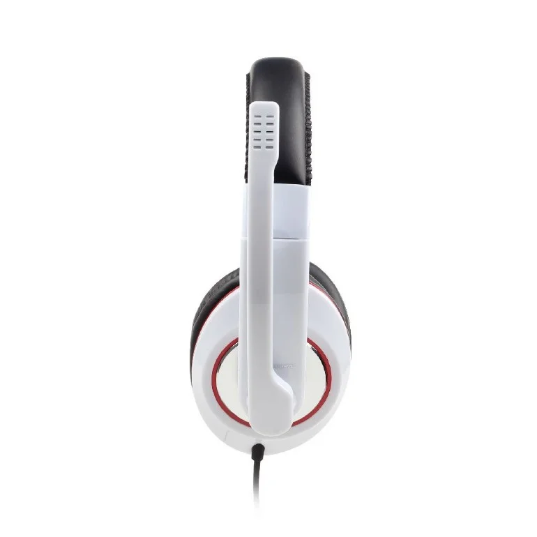 Auriculares Estéreo, Branco Brilhante