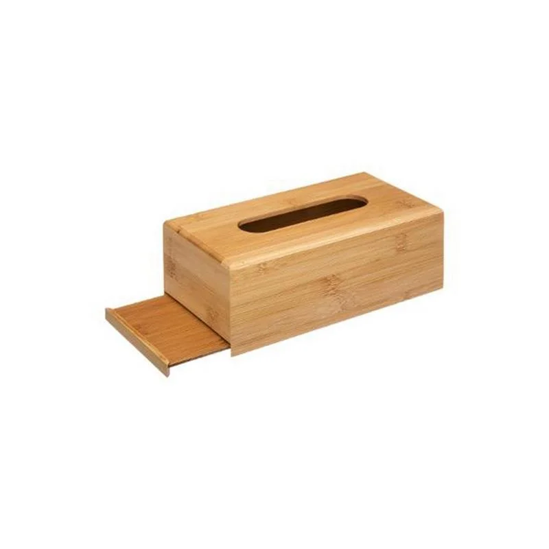 Caixa de Bambu para Lenços 25x13x8,7cm