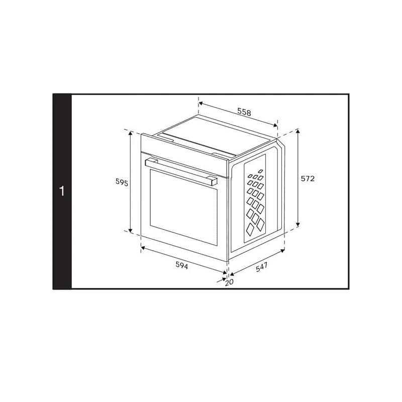 FORNO BEKO BBIM12301X MULT. INOX 2 GUIAS