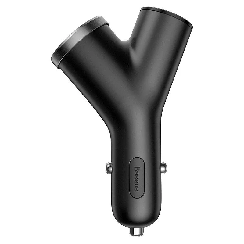 Cargador de Coche 2 X Usb Y Mechero Negro