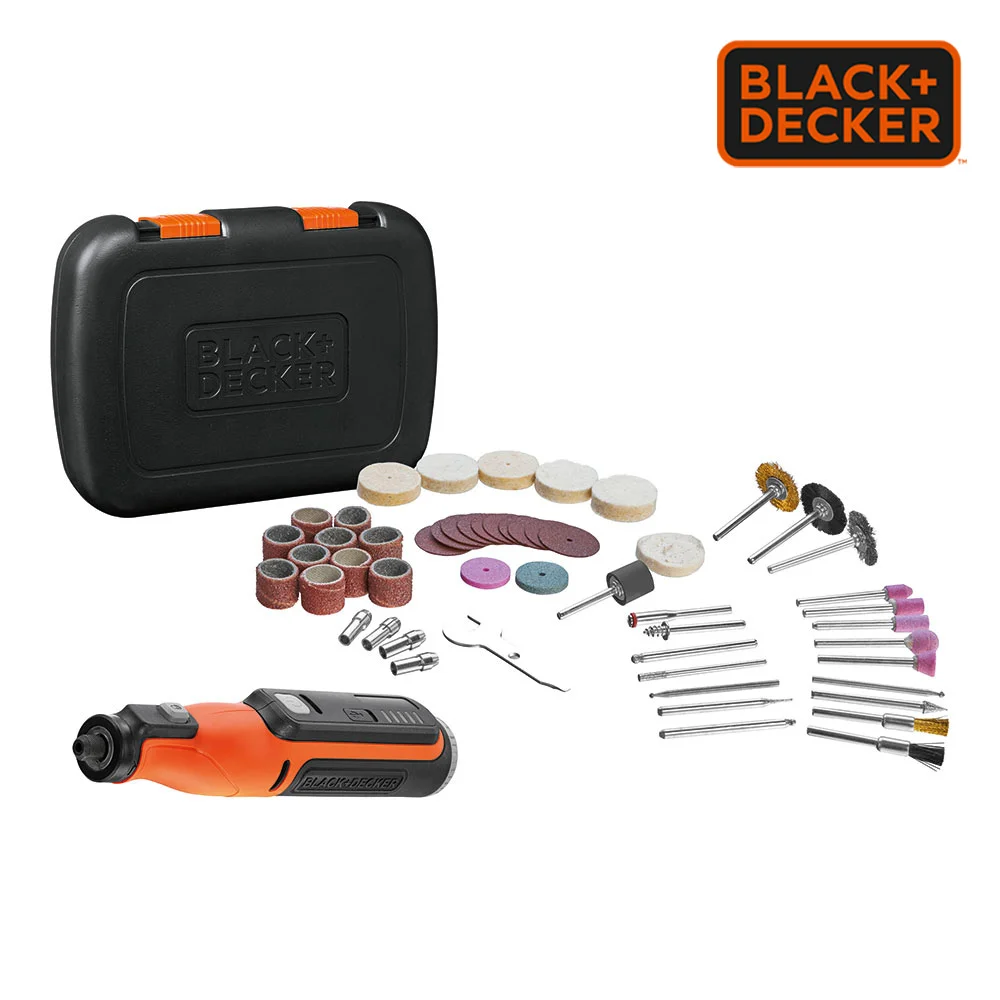 Multi-Ferramenta Rotativa 7,2v Bcrt8ik-Xj Black+Decker