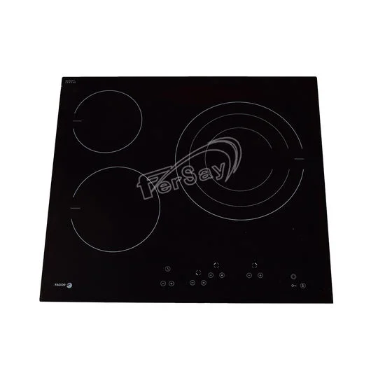 Vitroceramica Zanussi induccion 3 focos , 60 cm, .