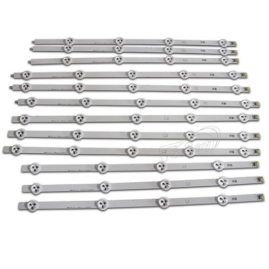 Kit Tiras de Led Tv Lg Agf78400801, R2 3 Tiras, R.
