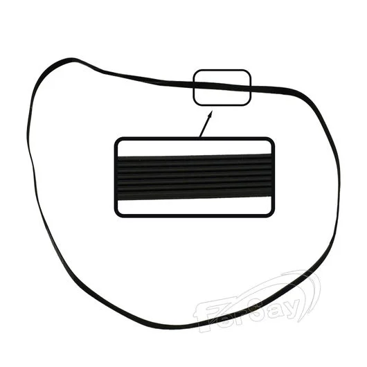 Poly-V Para Lavadoras de Correas de Motor.