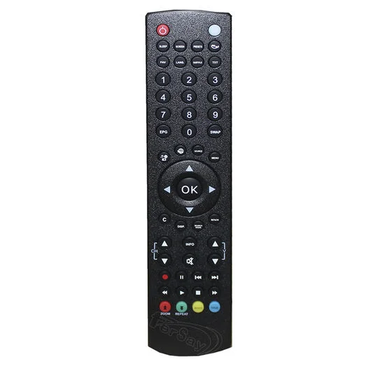 Controle remoto para TV Vestel RC1910, cor preta.