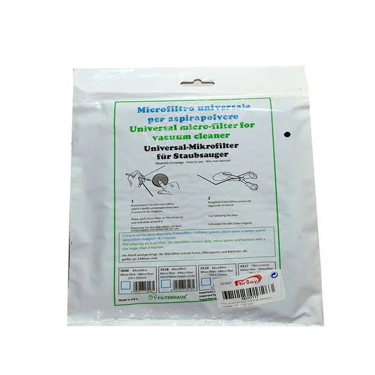 Filtro Universal Para Motor de Aspirador 205x300mm