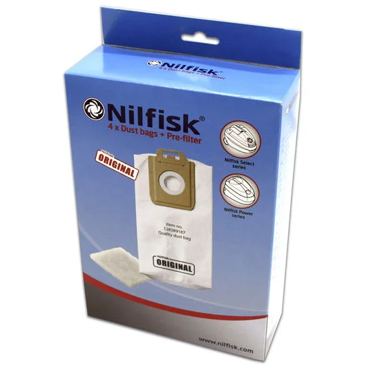 Bolsas originales de aspirador Nilfisk 1470416500.