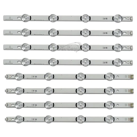 Kit tiras de LED TV LG AGF78400601, A 4 tiras y B.