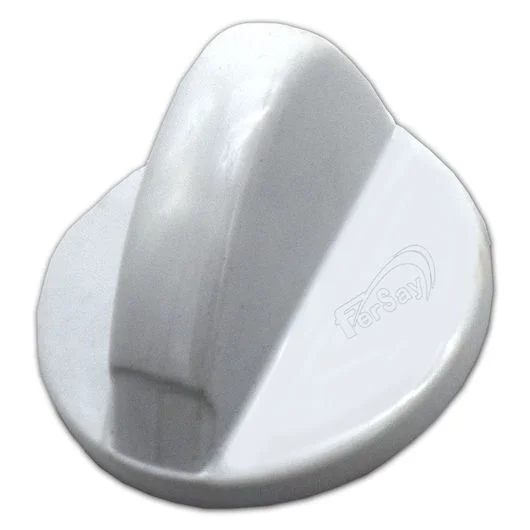 Mando para Encimera Teka, Color Blanco, Eje Corto.