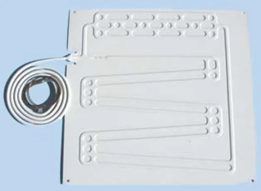 Placa de evaporacão para frigorificos universais,.