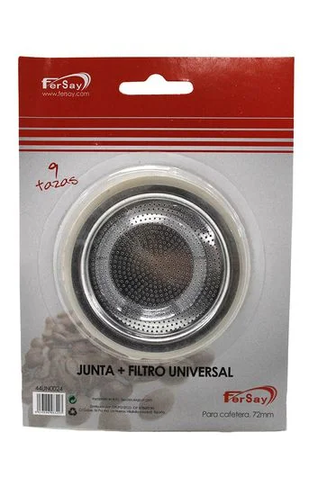 Goma Cafetera Y Filtro Universal, para 9 Tazas, D.