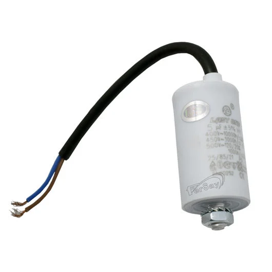 5mf-450v Capacitor Com Fio de Forma Permanente Lo.