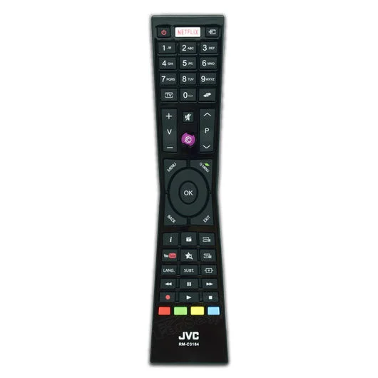 Controle Remoto A2_49101 JVC &amp; RM-C3184 PRETO.