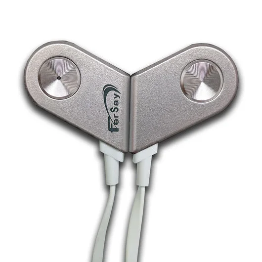 Auricular Bluetooth Metalizado Fersay Plateado Rz.
