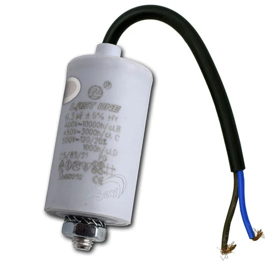 Condensador Bipolar 6.3uf 450v com Cabo Comprimen.