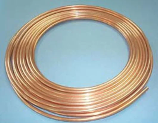 Bobina de Cobre 1/4 = 6,35 Mm X 15 M.