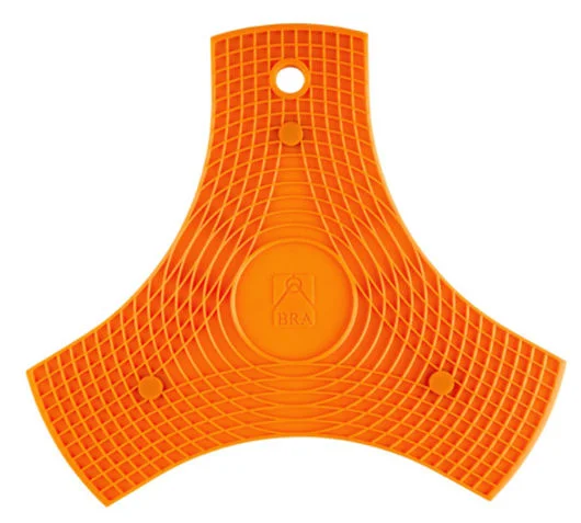 Salvamantel Protector Silicona Naranja. Fabricado.