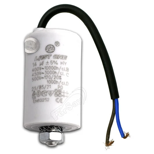 Condensador Bipolar 14uf 450v Con Cable
