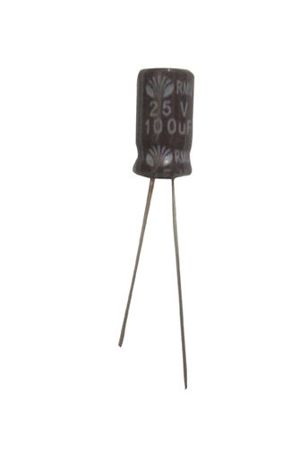 Condensador Eletrolitico De 100uF-25v 105 6,3x11.