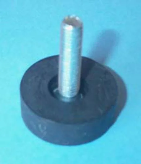 Pe de arruela de borracha de 8 mm.