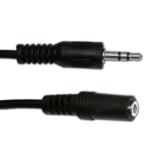 Cabo Conexão Jack Macho 3,5 Para Jack Fêmea 3,5