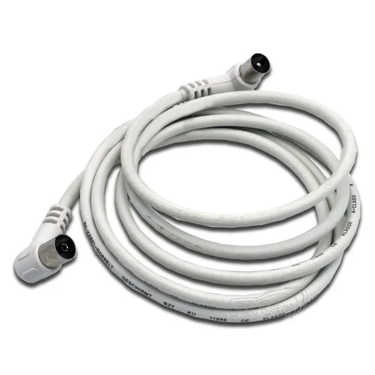Cable antena macho/hembra acodado 1,5 metros