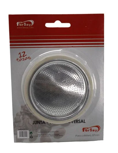 Goma Y Filtro Universal para Cafetera 12 Tazas