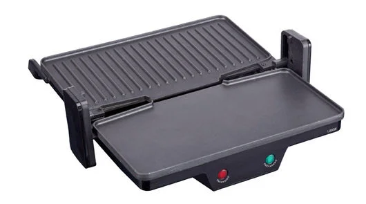 Plancha Grill para Asar Doble 1000w Jata