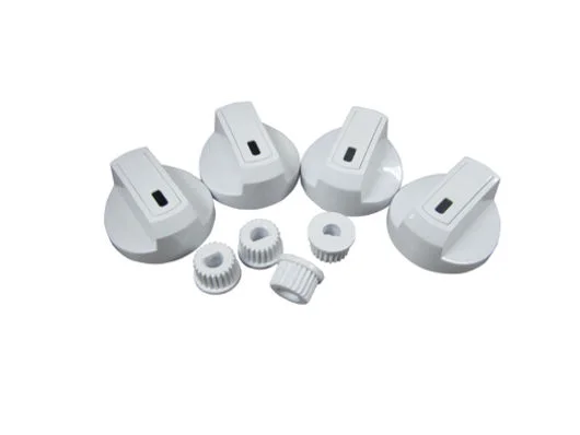 Kit 4 mandos blancos universales para cocina