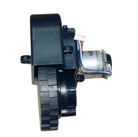 Rueda izquierda color negro robot aspirador Rowent