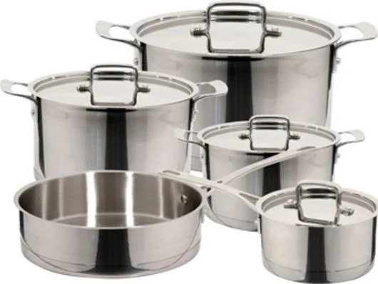 BATERIA DE COCINA 9 PIEZAS INOX MAGEFESA