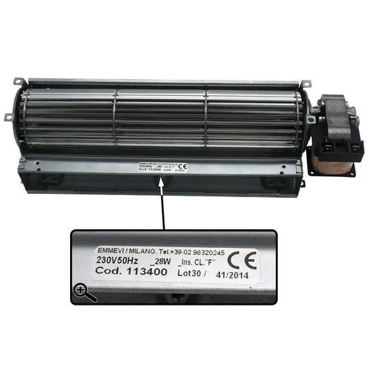 Ventilador frigorifico tangencial 270 mm derecha