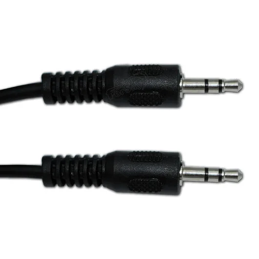 CABLE CON CONEXION JACK MACHO 3,5 ESTEREO