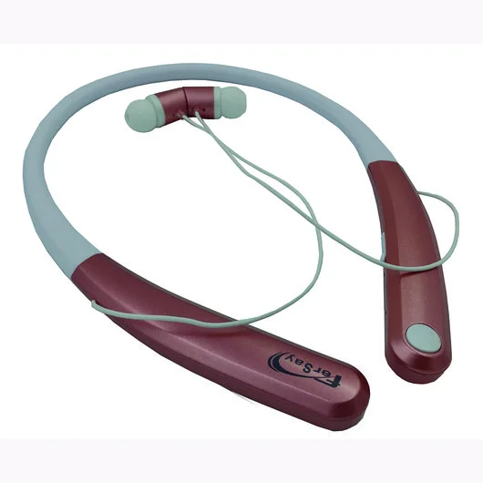 Auricular Neckband Bluetooth Imantado Rosa