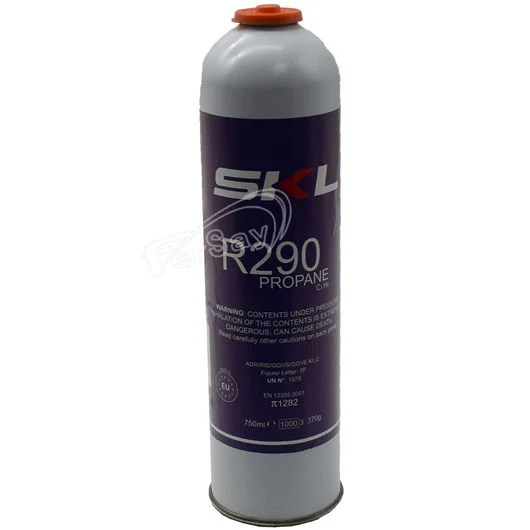 Gas Refrigerante R290, Neto 370 Grs.
