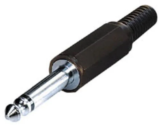 Conector Jack Macho de 6,3 Mm Mono
