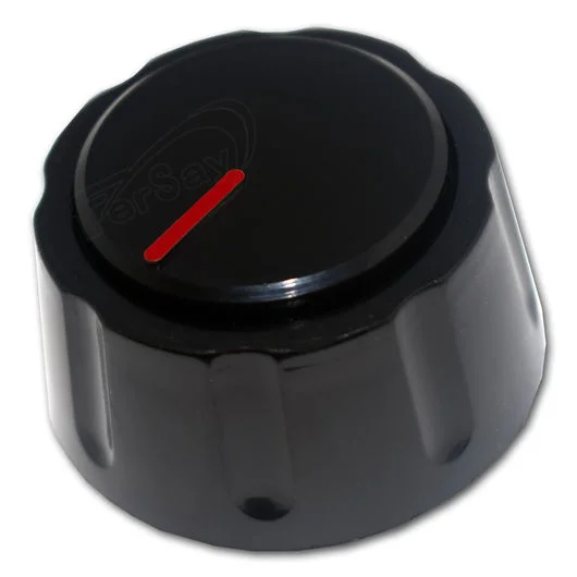 Mando universal cocinas 6 mm color negro